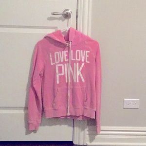 PINK fleece hoodie